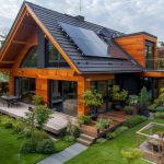 eco-friendly home with solar panels