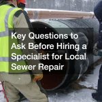Key Questions to Ask Before Hiring a Specialist for Local Sewer Repair