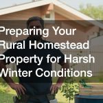 Preparing Your Rural Homestead Property for Harsh Winter Conditions